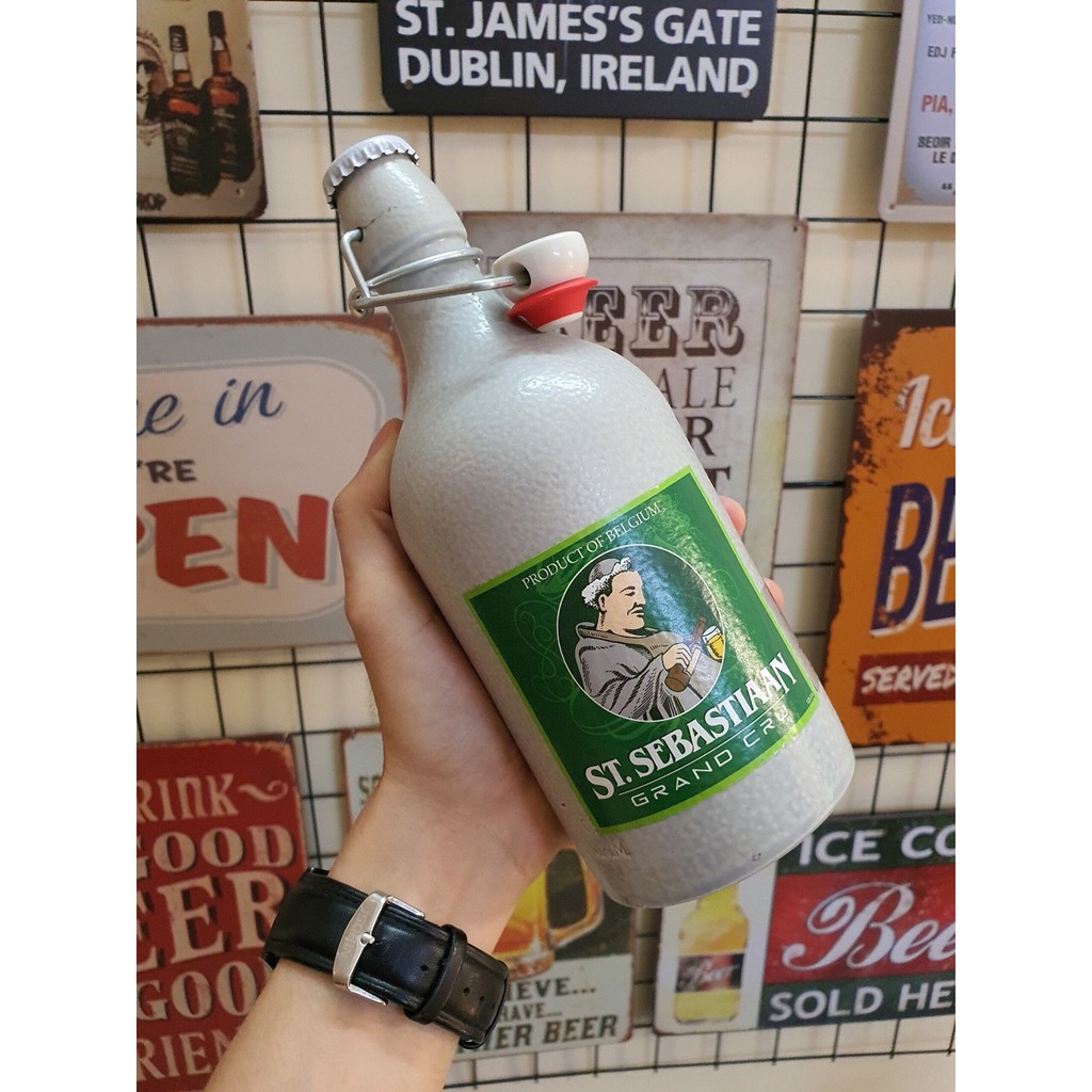 Bia Sứ St. Sebastiaan Grand 7.5% - Bỉ - chai 500ml - thùng 6 chai