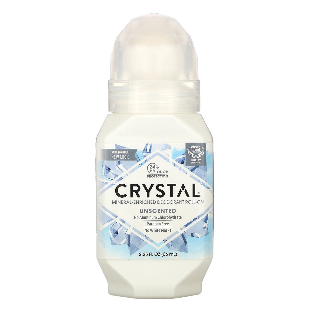 [Meoheo] Lăn nách khử mùi Body Deodorant Roll-on 66ml Crystal