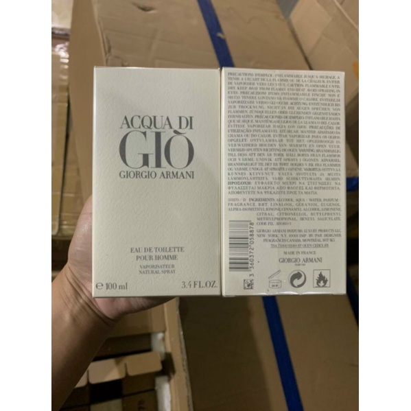 NƯỚC HOA ACQUA DI GIO ARMANI 100ml