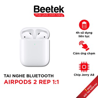Tai nghe Bluetooth Air2 Chip Jerry A8 đời mới True Wireless Công Nghệ 5.0 Kèm Đốc Sạc ,Cảm biến tự động
