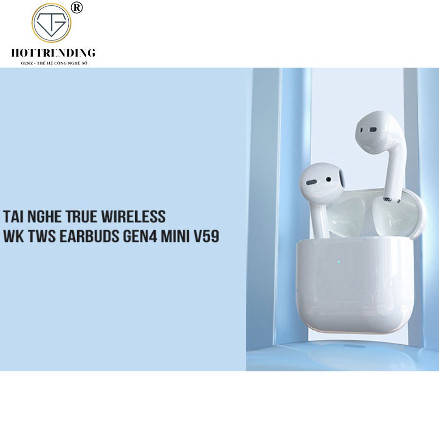 Tai nghe Bluetooth AP V59 Chính Hãng WK True Wireless Thể Thao TWS Bảo Hành 2 Năm