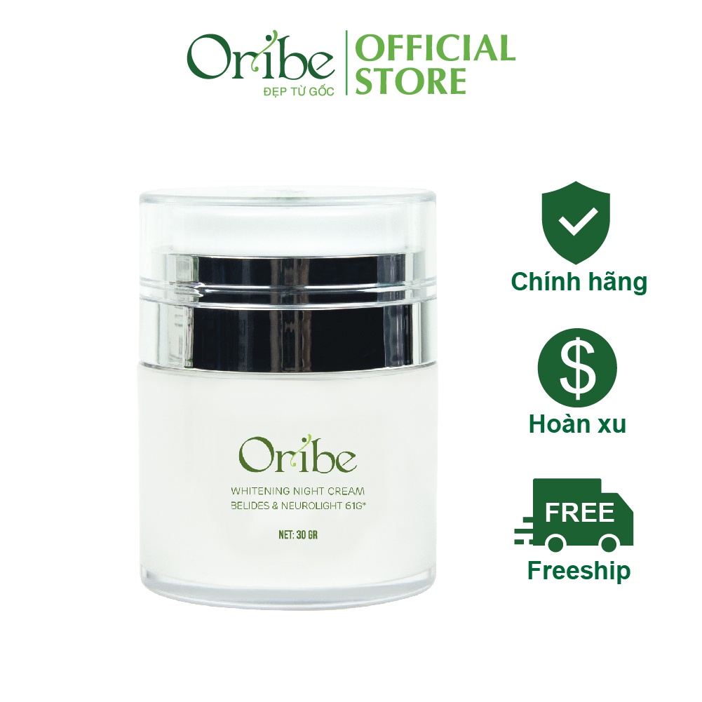 Kem Dưỡng Da Ban Đêm Oribe Trắng Mịn Nâng Tone Sáng Hồng 30g