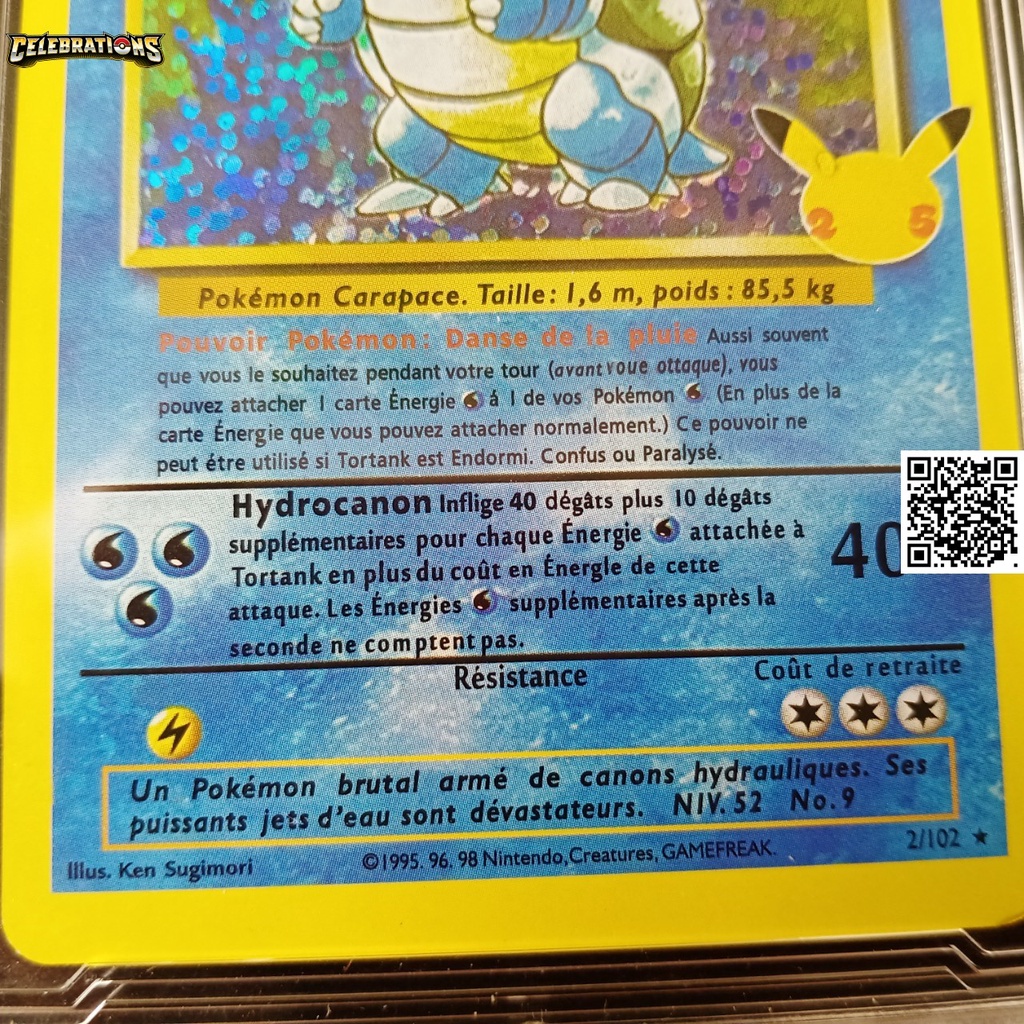Bài Pokemon Game nitendo 1995 Tortank 2 102 Rùa nước tiến hóa cấp 3 1459 d7