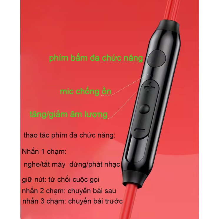 Tai nghe Q70 có dây Nhét Tai gaming Chống Ồn có mic chơi game HIFI cho Phone Điện Thoại Samsung xiaomi Huawei