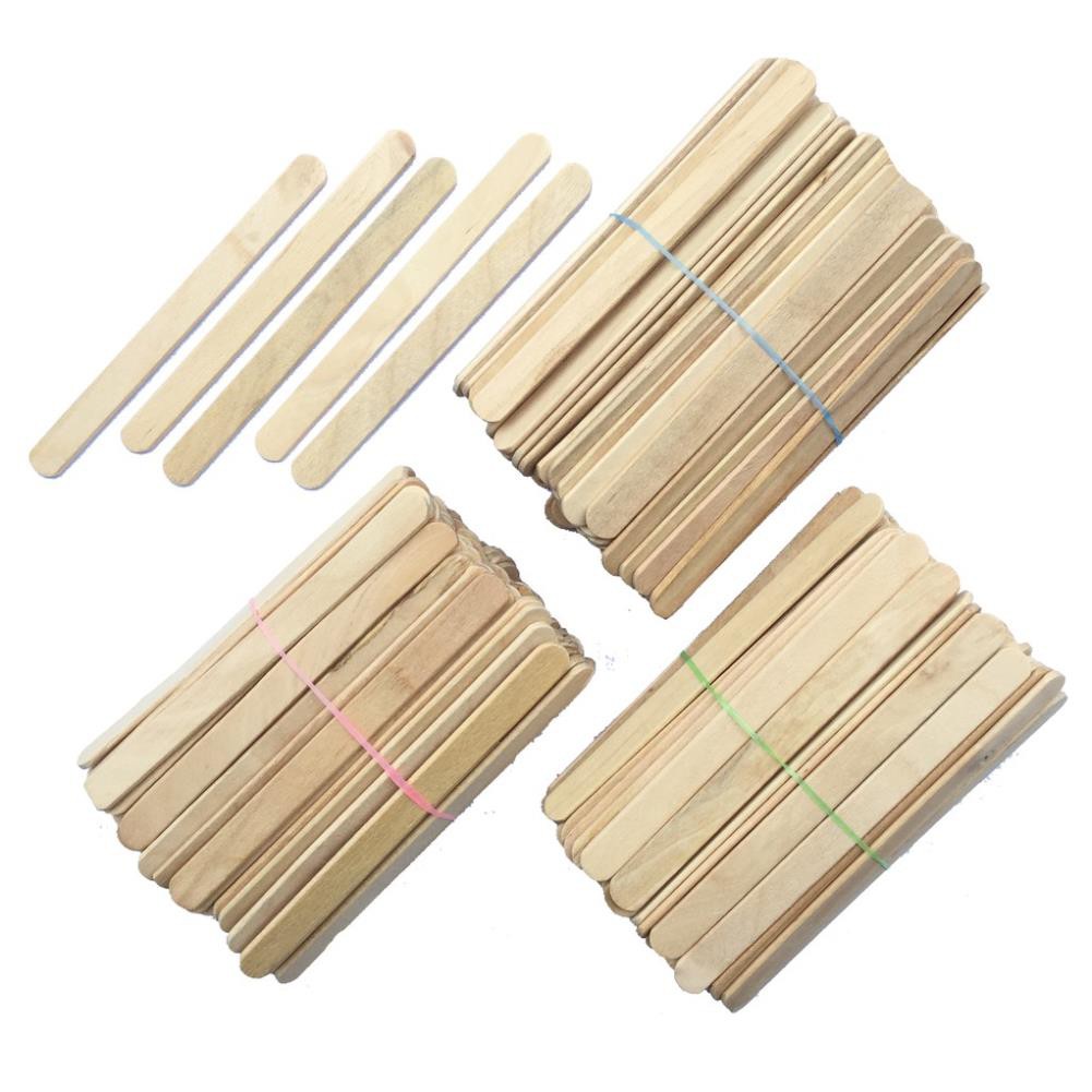 Bó 100 que kem gỗ làm đồ handmade, đồ giáo dục Montessori (11,5x1cm) [Thanh Mai Shop]