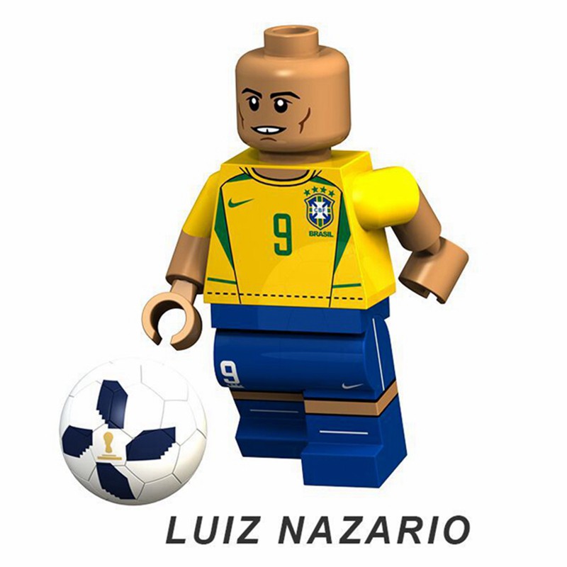 Bộ Đồ Chơi Lego Xếp Hình Cầu Thủ Messi Beckham