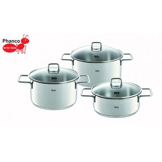 Bộ nồi inox cao cấp Fissler Munchen 3 món