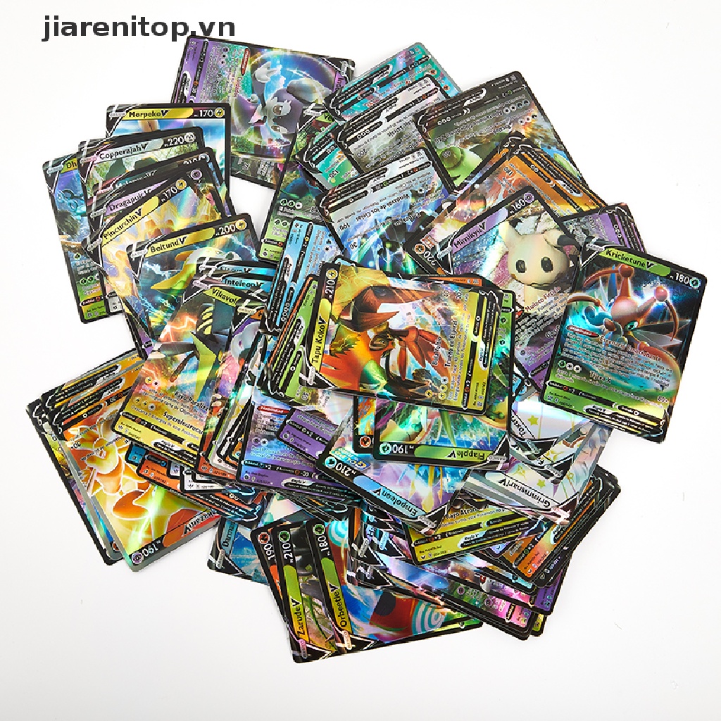 Pokemon Cards in Spanish TEAM GX VMAX Trainer Energy Holographic Playing Cards