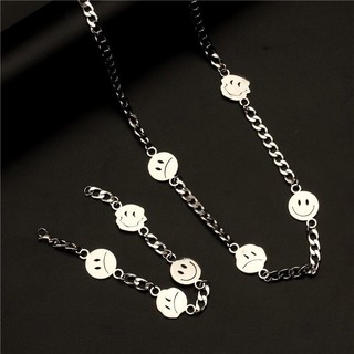 set vòng tay vòng cổ mặt cười và mặt buồn (có tách lẻ) (Hàng có sẵn)