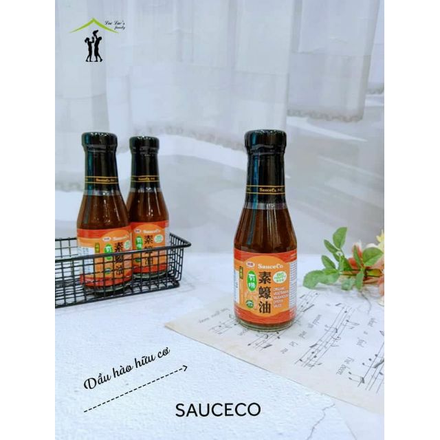 [SauceCo] Dầu hào hữu cơ chai 155ml, gia vị ướp thơm ngon cho bé ăn dặm