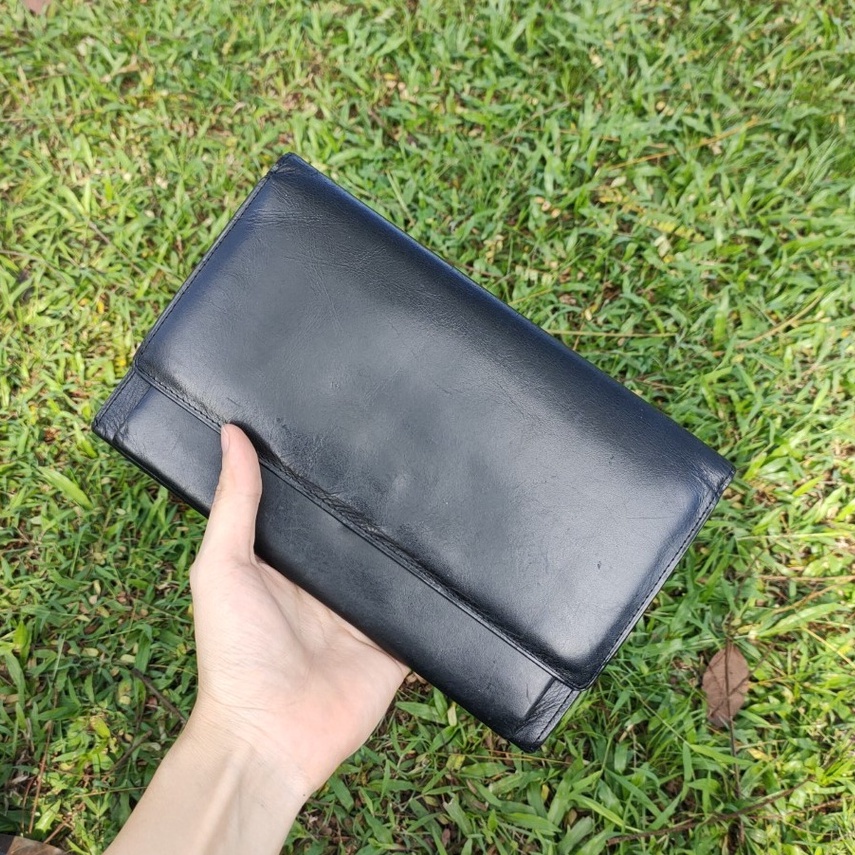 Ví bóp Clutch cầm tay Da thật second-hand Đồ Si Bon- VD027