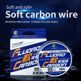 Bingolife Fluorocarbon Dây Câu PA Dây Câu Mạnh Dây Kéo Bền 100m