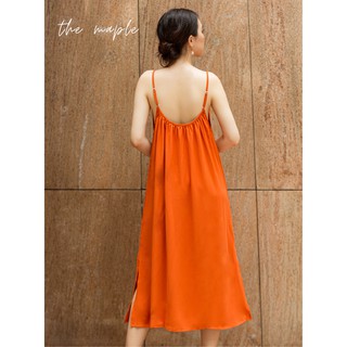 Đầm Maxi Hai dây The Maple Freesize