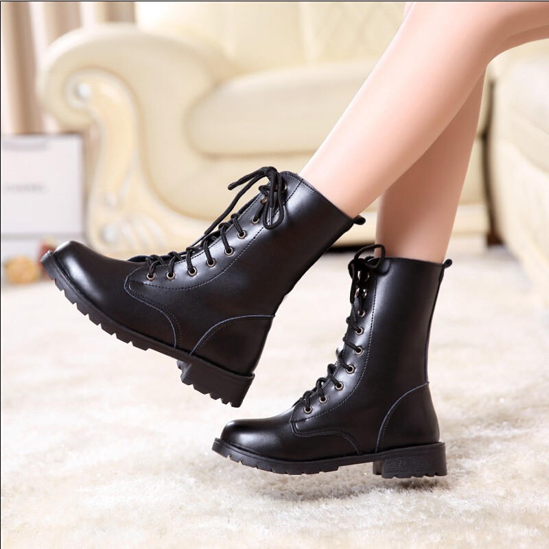 Giày Boots Cao Đen Nữ | BigBuy360 - bigbuy360.vn