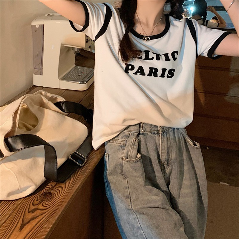 Áo Thun Tay Ngắn Dáng Ôm Thời Trang Cho Nữ