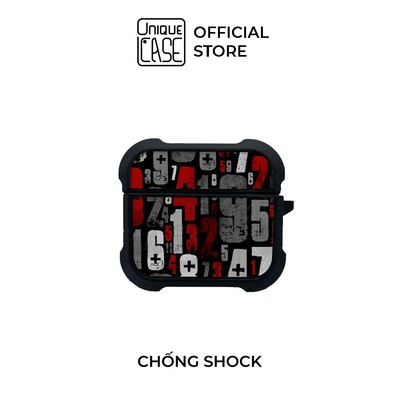 Case AirPods chống sốc bảo vệ hộp sạc tai nghe Unique Case AP513