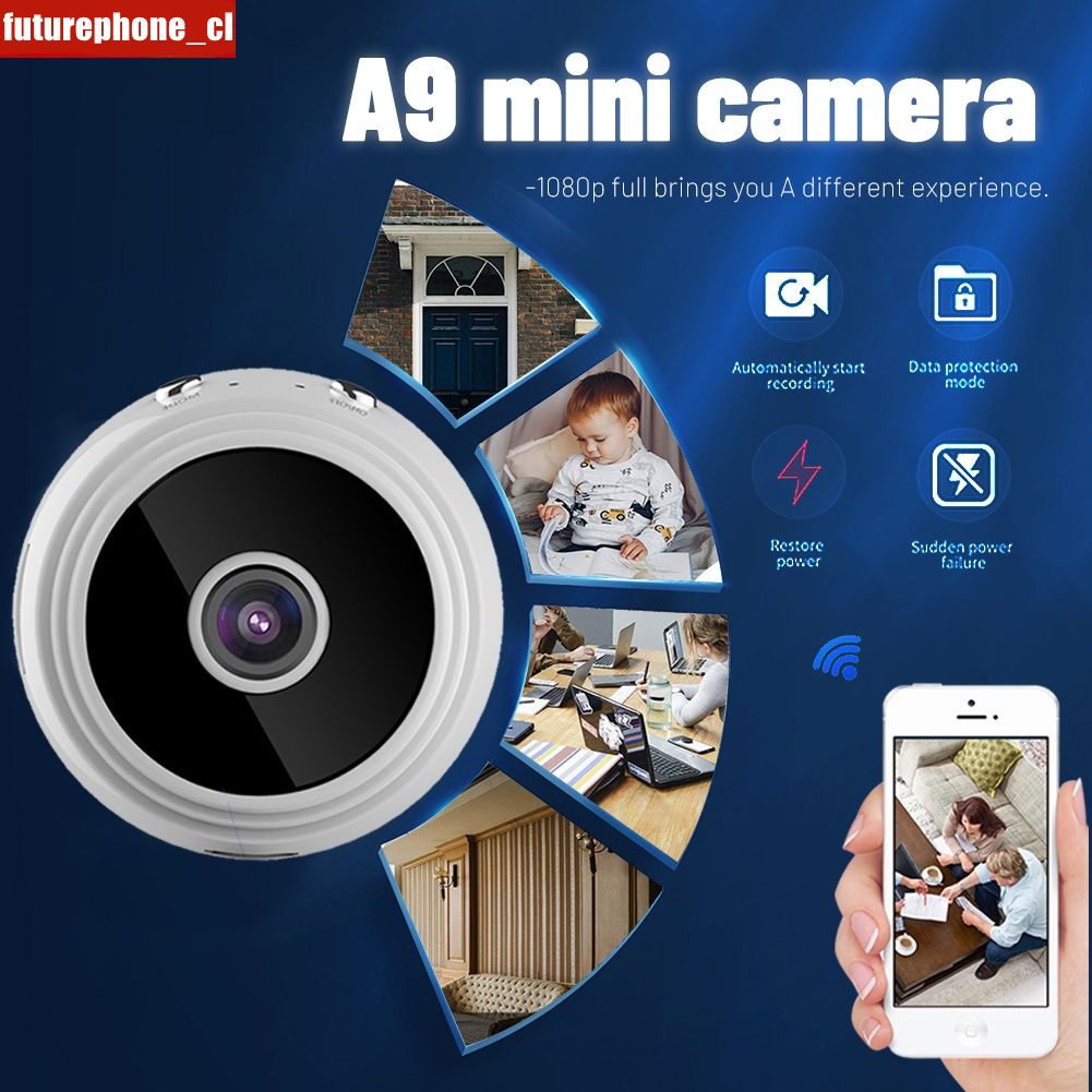 A9 Ảnh A9 1080P HD IP Máy Quay Phim Ban Đêm Phiên Bản Video Không Dây Franangel Nhỏ FUTUREPHONE
