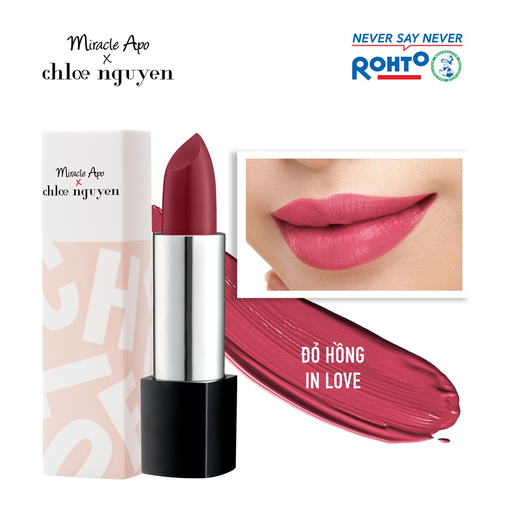 Son thỏi Miracle Apo x Chloe Nguyễn Holiday Collection Lipstick 4g
