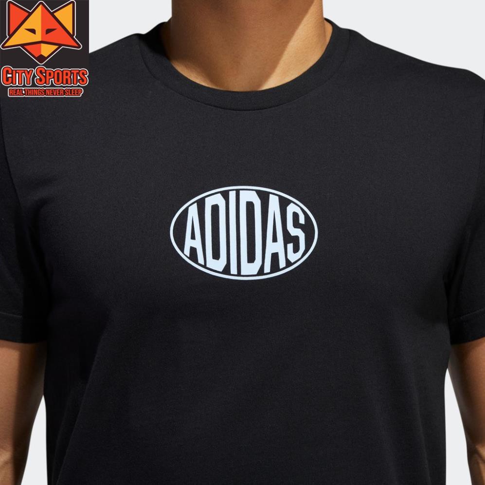 Chính Hãng Áo Thun ngắn tay không cổ Adidas Q3 Men's Basket DX6903 adidas Indonesia