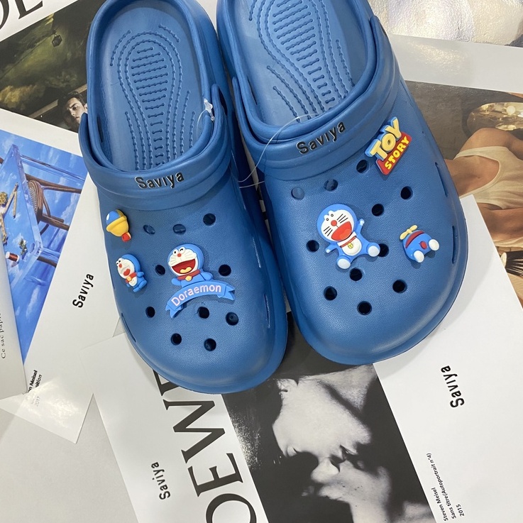 Giày Đi Biển Hình Doraemon Size 36-44 Thời Trang Cho Nam Nữ