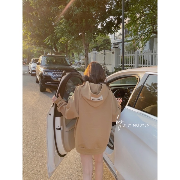 Áo hoodie dài tay màu nâu dành cho nữ | BigBuy360 - bigbuy360.vn