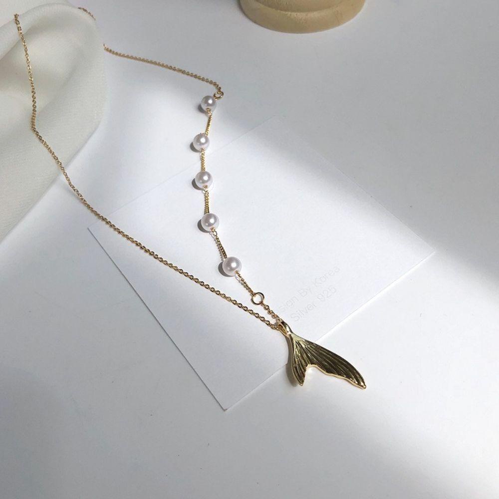 ANEMONE Vòng cổ Mặt Đuôi Cá Sang Trọng Cho Nữ