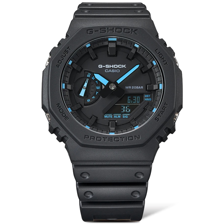 Đồng hồ nam Casio G-Shock GA-2100-1A2 chống va đập, chống nước 200m, hàng chính hãng, bảo hành 05 năm