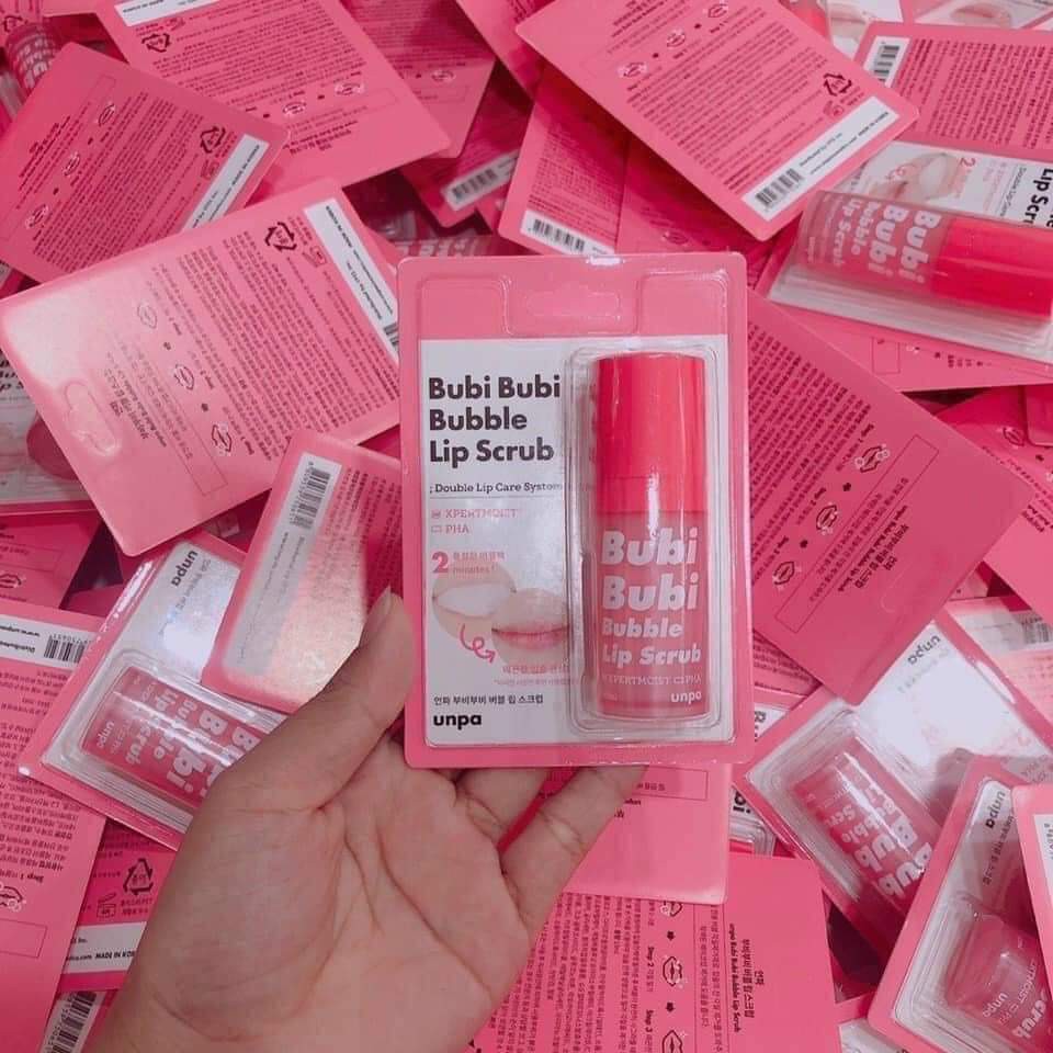 [Mẫu mới nhất] Tẩy tế bào chết môi Unpa Bubi Bubi Lip Hàn Quốc 10g | BigBuy360 - bigbuy360.vn