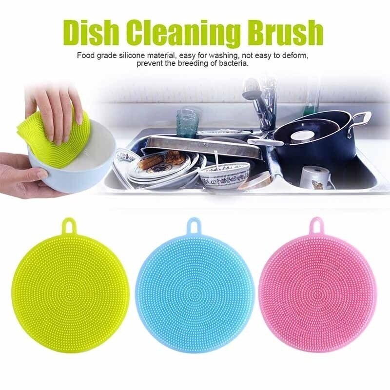 Miếng Silicon Rửa Chén Tiện Lợi An Toàn