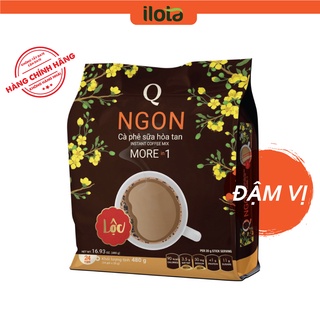 Cà phê hoà tan 3 in 1 ngon bịch 24 gói x 20gr cafe sữa uống liền trần - ảnh sản phẩm 1