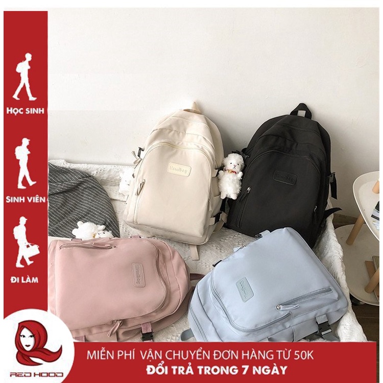 Balo Ulzzang Hàn Quốc Nam Nữ Chống Nước, Balo Thời Trang Đi Học Giá Rẻ REDHOOD