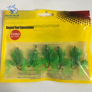 COMBO 5 MỒI LURE Mồi ếch , mồi nhái mềm