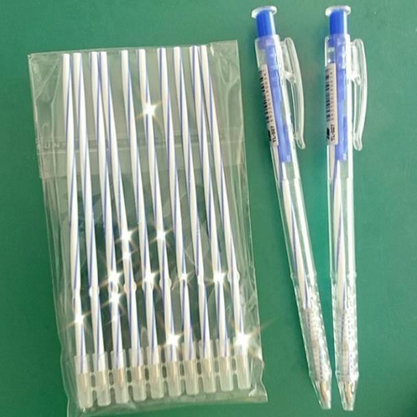Vỉ 10 ruột bút bi xanh, đen BPR - 06