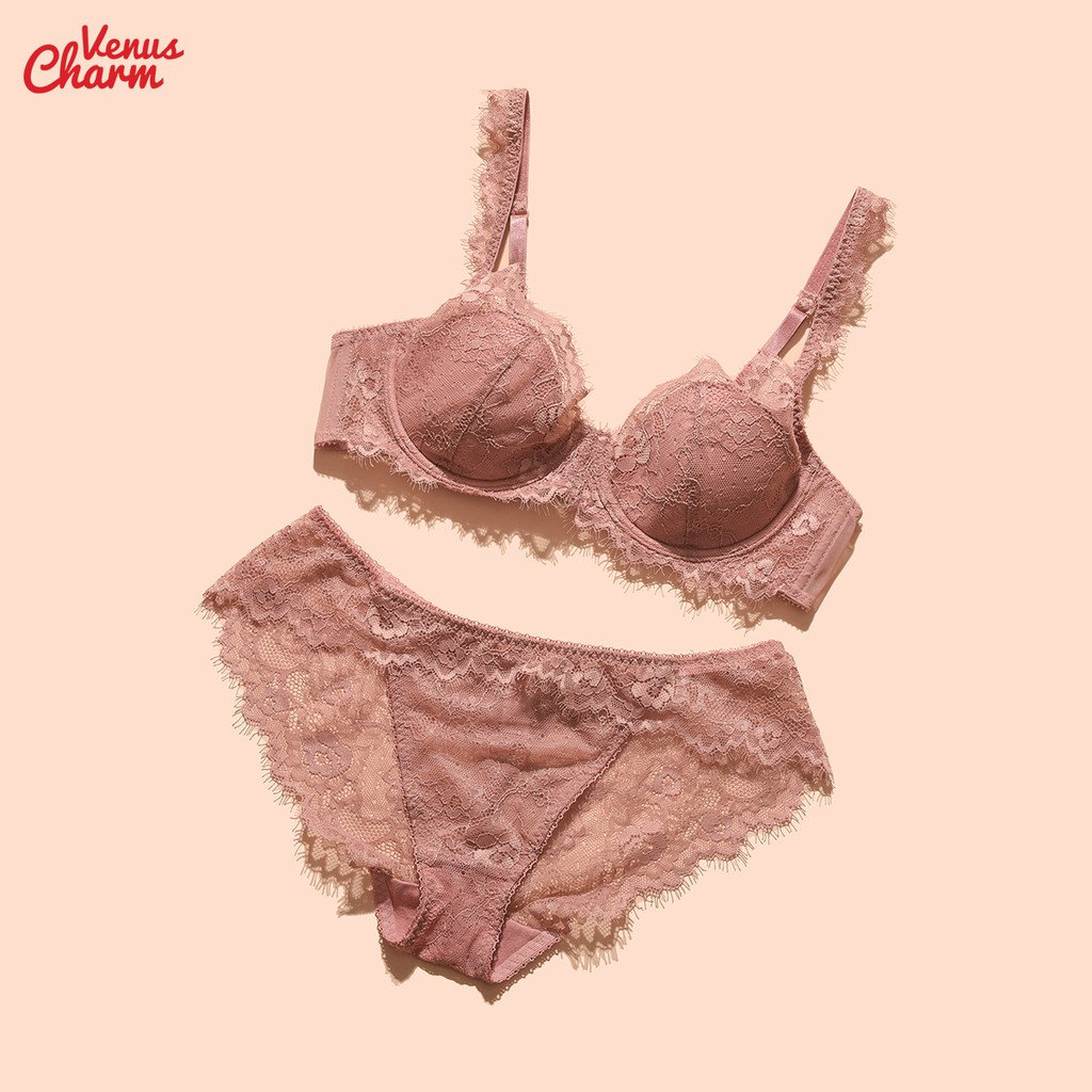 Venus Charm bộ đồ lót nữ ren sexy, có gọng, mút mỏng nhẹ 9228 | BigBuy360 - bigbuy360.vn