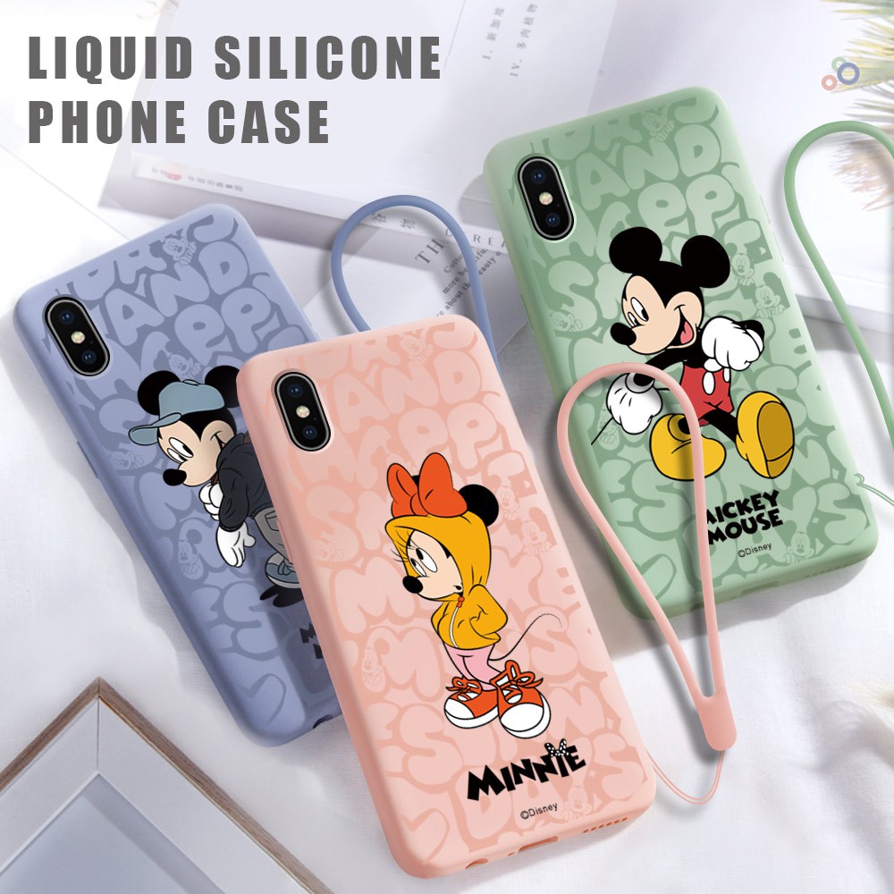 Samsung Galaxy S7 Edge S8 S9 Plus S9+ S8+  Disney Cartoon Anime Mickey Minnie Mouse Matte Back Cases Protective Soft Phone Case Full Cover Shockproof Casing Ốp lưng điện thoại Bao mềm In Hình cho