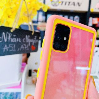 Ốp lưng Samsung A51/A71 viền màu