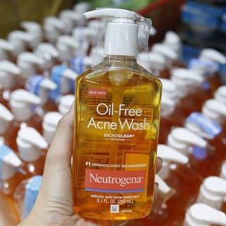 Sữa Rữa Mặt Neutrogena Oil Free Acne Wash (269ml)