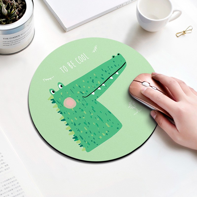 Lót chuột Nhiều Hình Dễ Thương Kích Thước 20 x 20cm Chống Trượt Chống Thấm Giao Ngẫu Nhiên