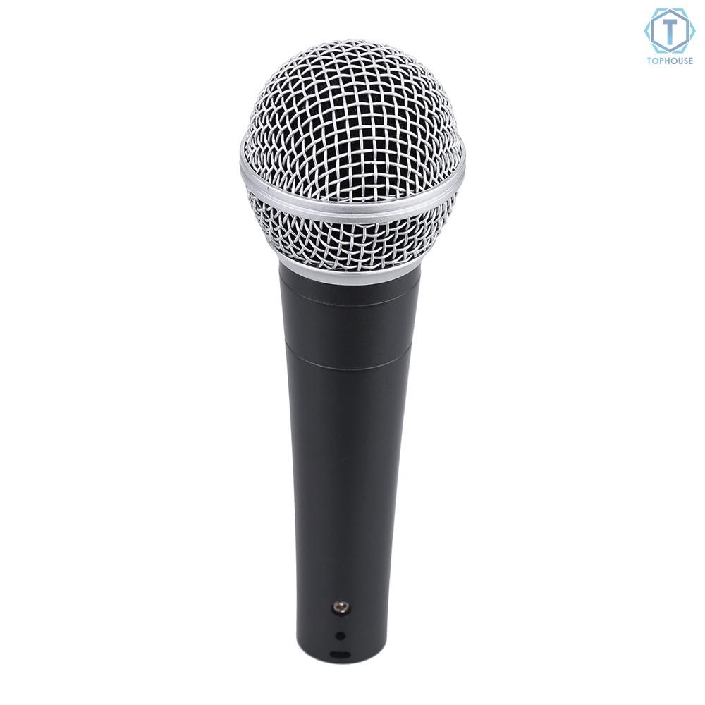 ∮ Professional Handheld Wired Dynamic Mic Microphone with Cable