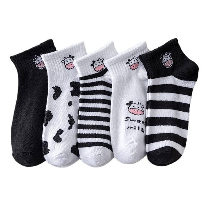 Set Tất Tuần - 7 Ngày Cổ Ngắn Nam Nữ Thoáng Mát Thấm Hút Chống Hôi - Tất Siêu Rẻ