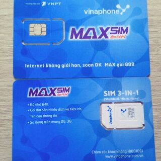 Sim 3G Vina 4Gb không giới hạn thời gian sử dụng.