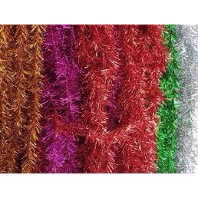 5 Dây kim tuyến dài 1m7 trang trí sinh nhật, noel, tiệc cưới…( 5 màu )