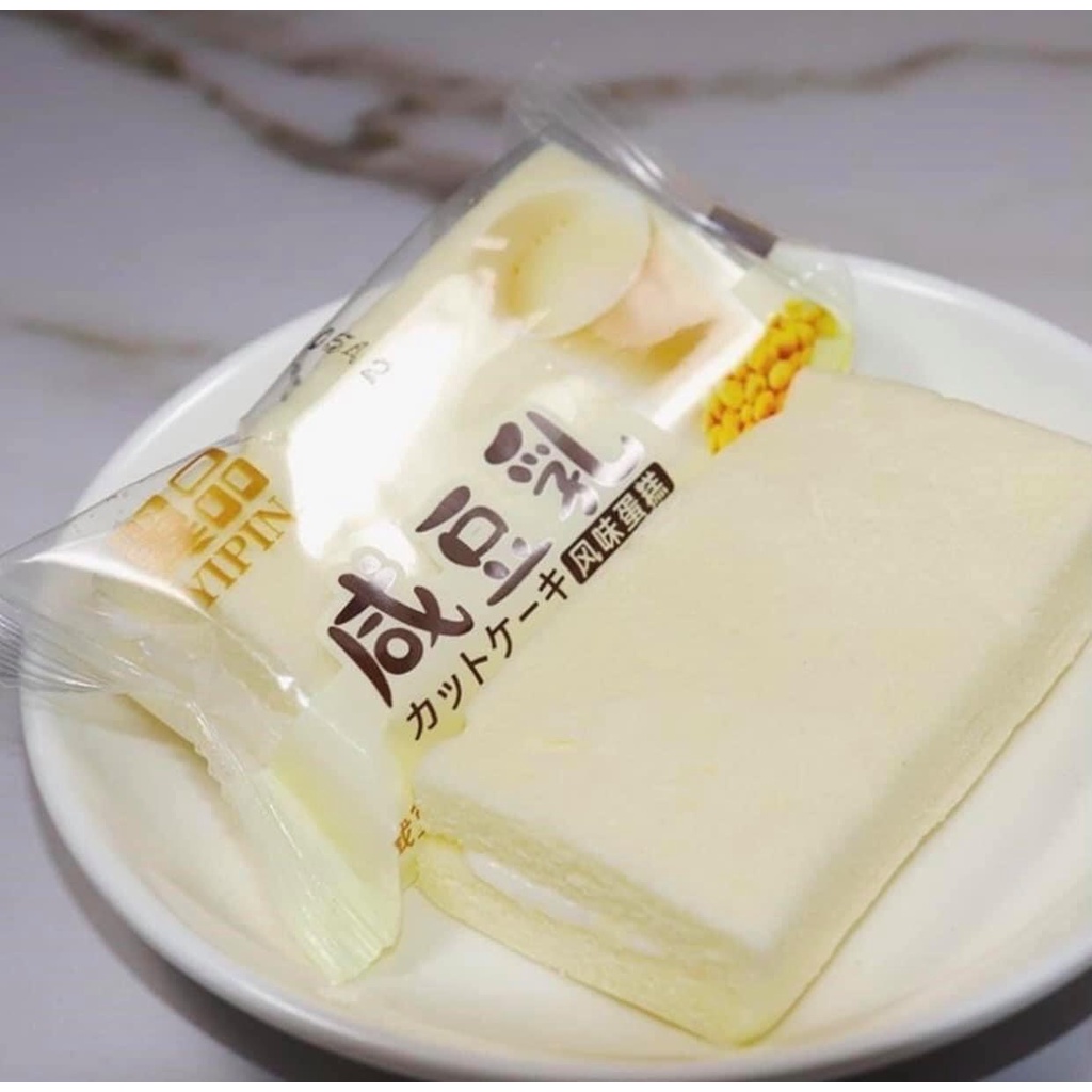 Bánh Bông Lan hấp Đậu Nành Yinpin nhân kem 4 vị  - đồ ăn vặt cô nương béo