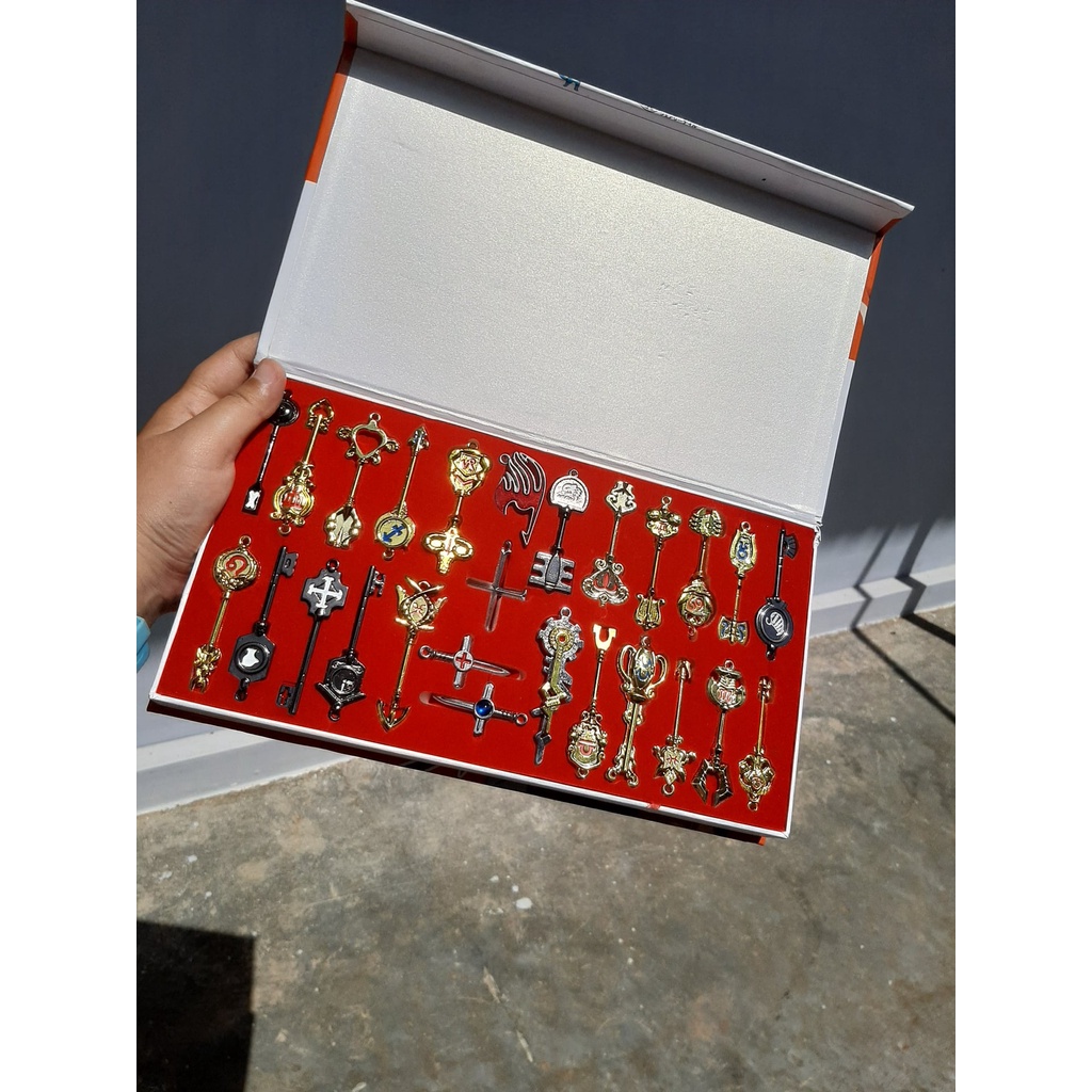 Bộ phụ kiện khóa lẻ tinh linh Lucy 26 món - FAIRY TAIL - Baystore