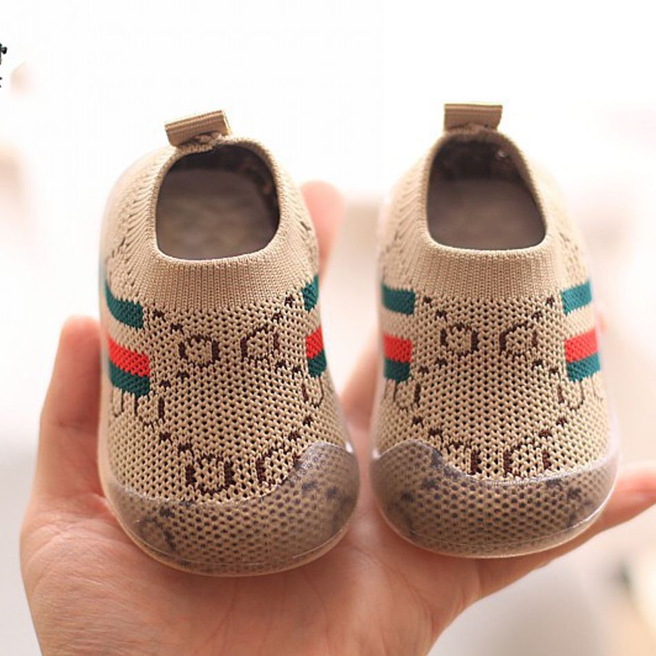 Giày Bún Tập Đi > Chất Vải Len Lưới Thoáng Mát Mềm Mịn cho bé sơ sinh size từ 3 tháng - 14 tháng