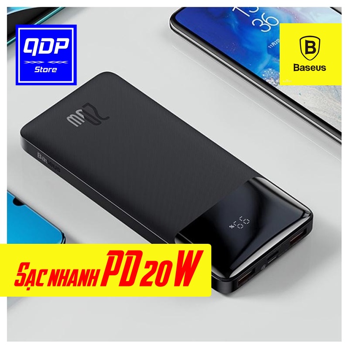 Pin sạc dự phòng Baseus 20W Bipow Digital Display Power Bank