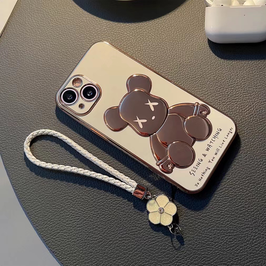Ốp Điện Thoại In Hình Gấu 3d Cho iphone 13 Pro Max i13 13pro 11 Pro Max i11 iX Xs XR Xs Max 7plus 8plus 12Pro 12 Pro Max