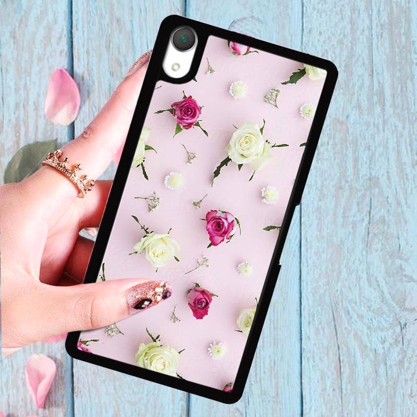 Ốp điện thoại họa tiết hoa nhỏ xinh xắn cho Sony Xperia X Z5 Z2 XA Z3 XZ3 XZ2