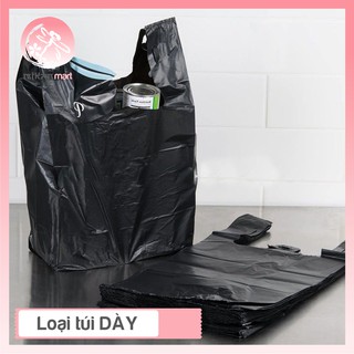 1kg Túi Bịch Nilon Đen Loại DÀY Bọc Đóng Hàng Đựng Rác