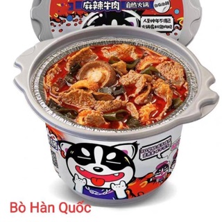 Lẩu tự sôi bò Hàn Quốc